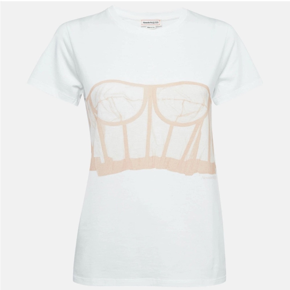 Alexander McQueen Crew Neck T-Shirt Women’s Size M